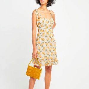 Kourt lemon print dress